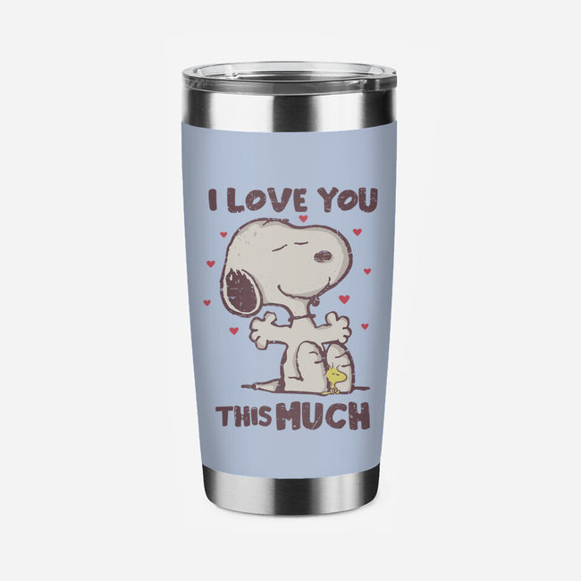 Love You This Much-none stainless steel tumbler drinkware-turborat14