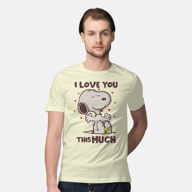 Love You This Much-mens premium tee-turborat14