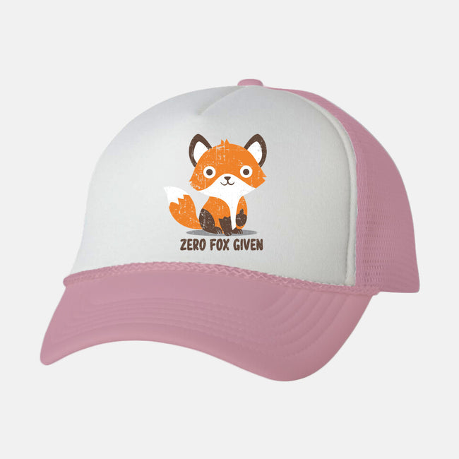 Zero Fox Given-unisex trucker hat-turborat14