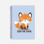 Zero Fox Given-none dot grid notebook-turborat14