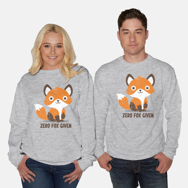 Zero Fox Given-unisex crew neck sweatshirt-turborat14