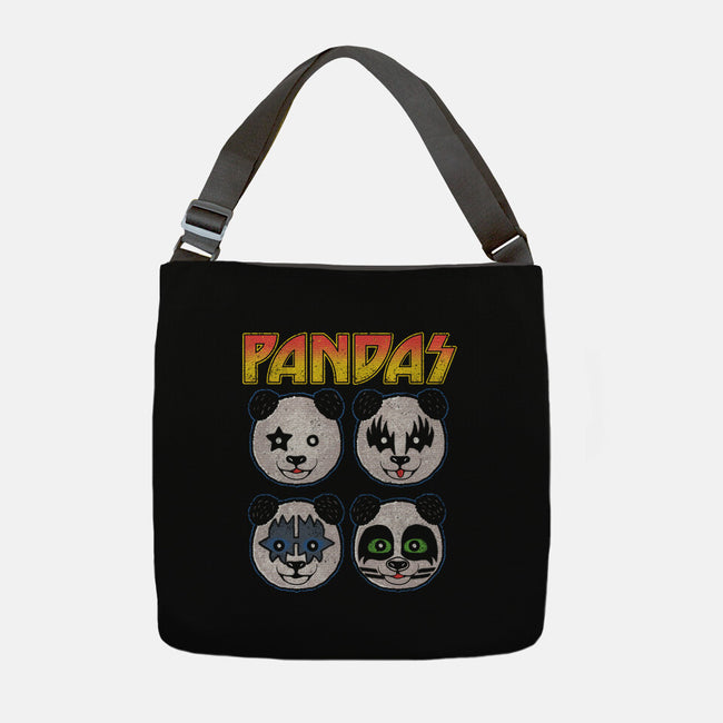 Pandas-none adjustable tote bag-turborat14