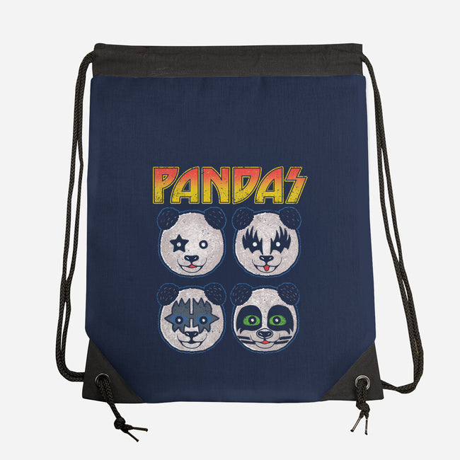 Pandas-none drawstring bag-turborat14