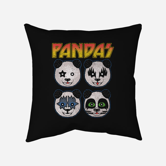 Pandas-none removable cover w insert throw pillow-turborat14