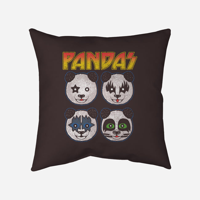 Pandas-none removable cover w insert throw pillow-turborat14