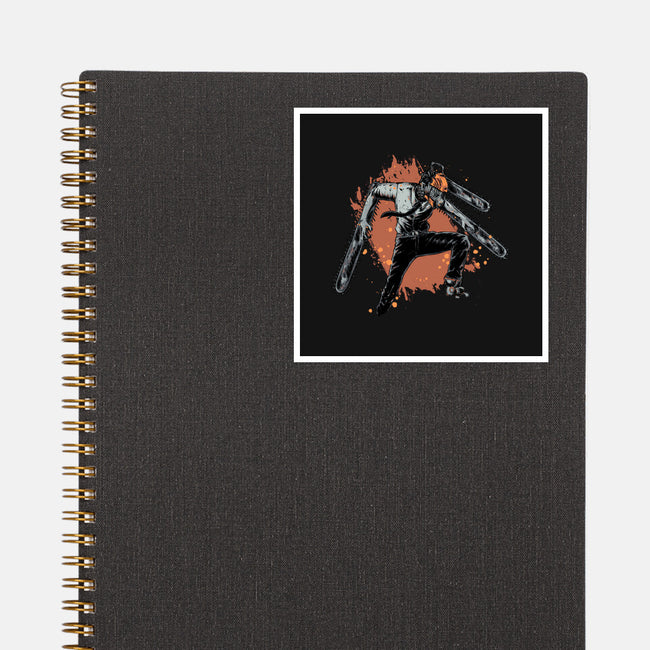 Denji-none glossy sticker-xMorfina