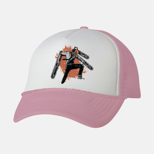 Denji-unisex trucker hat-xMorfina