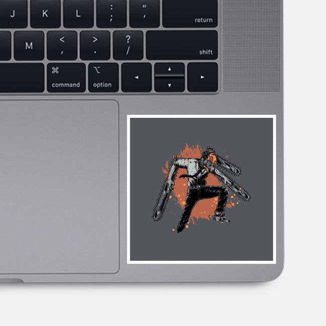 Denji-none glossy sticker-xMorfina
