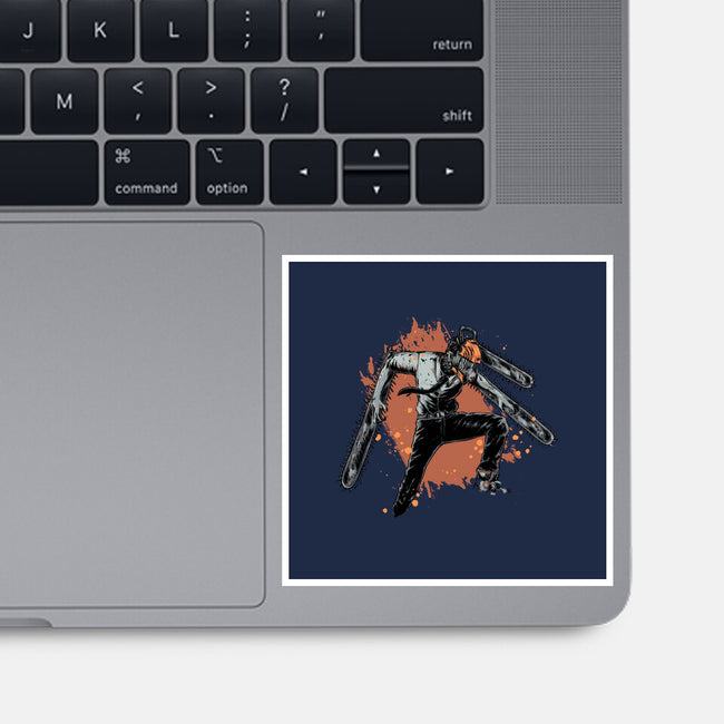 Denji-none glossy sticker-xMorfina