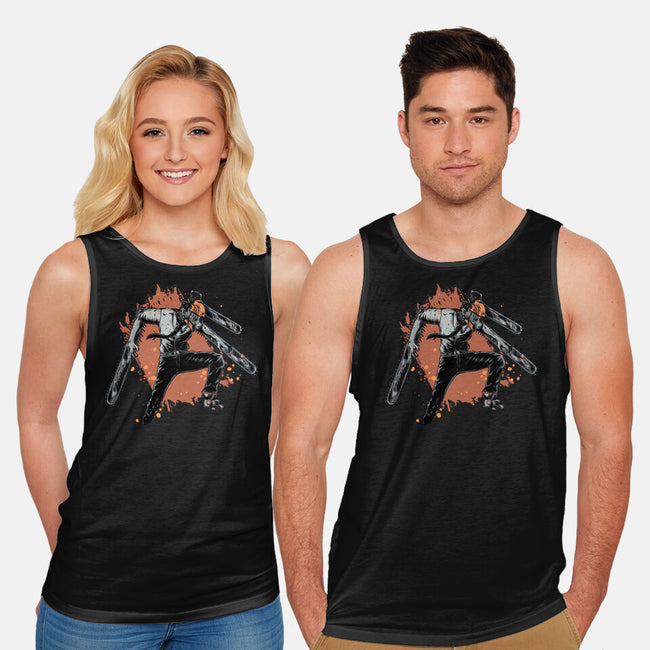 Denji-unisex basic tank-xMorfina