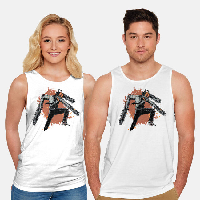Denji-unisex basic tank-xMorfina