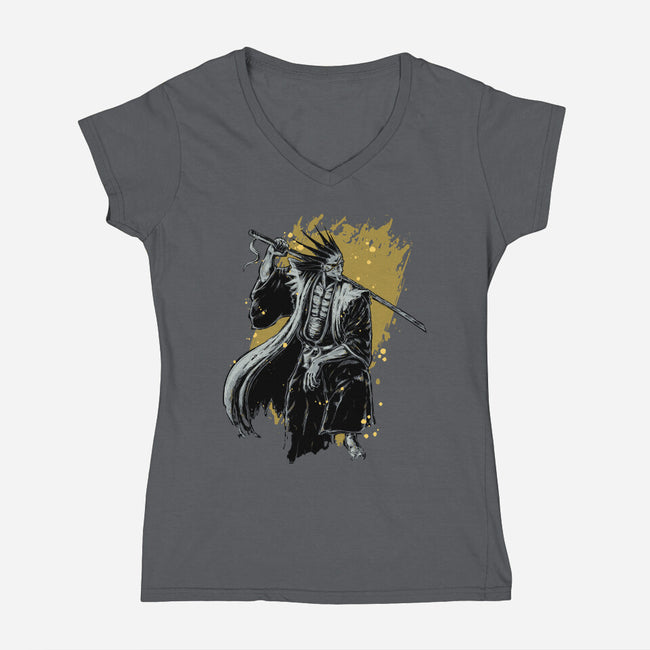Kenpachi-womens v-neck tee-xMorfina