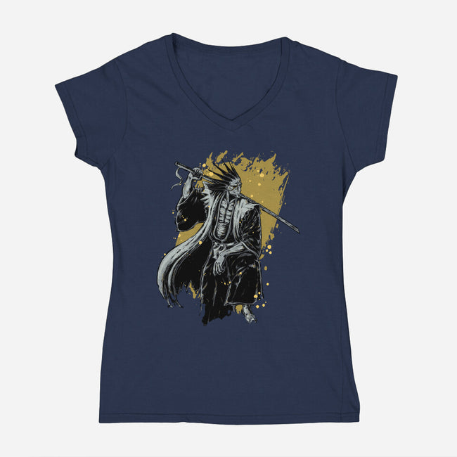 Kenpachi-womens v-neck tee-xMorfina
