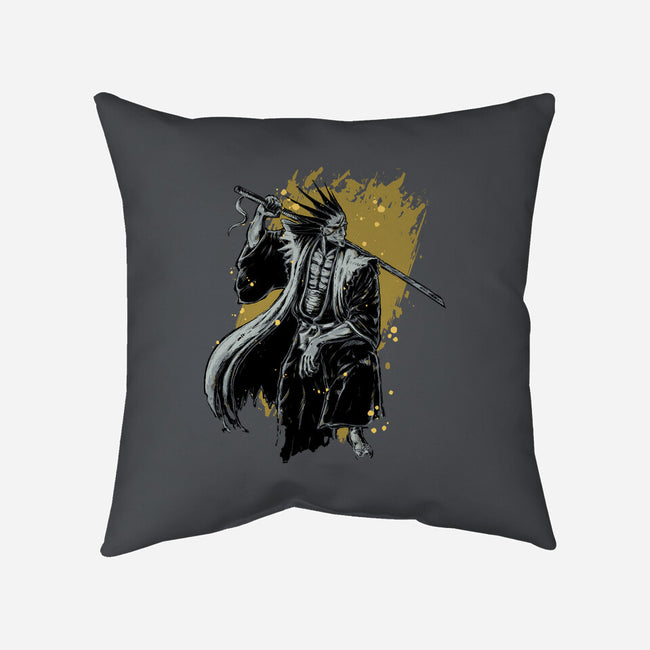 Kenpachi-none removable cover w insert throw pillow-xMorfina