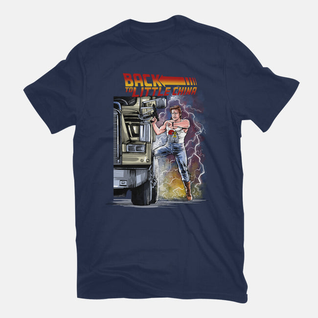 Back To Little China-womens fitted tee-zascanauta