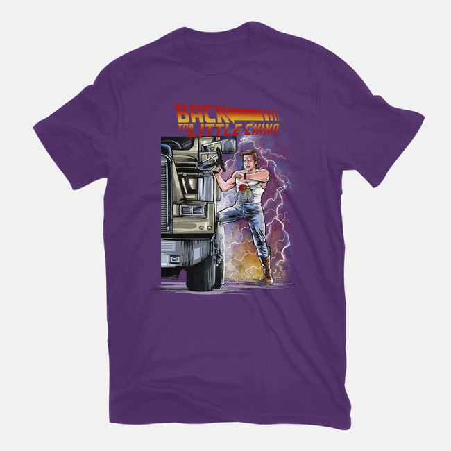 Back To Little China-womens fitted tee-zascanauta