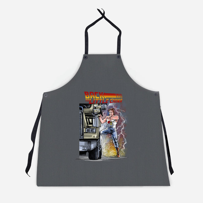 Back To Little China-unisex kitchen apron-zascanauta