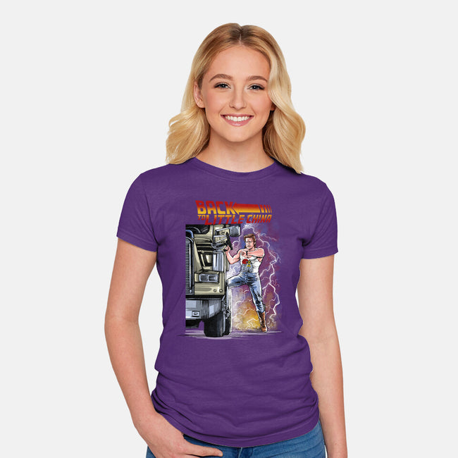 Back To Little China-womens fitted tee-zascanauta