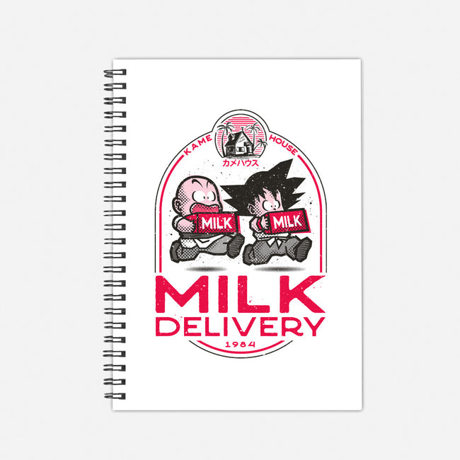 Milk Delivery-none dot grid notebook-se7te