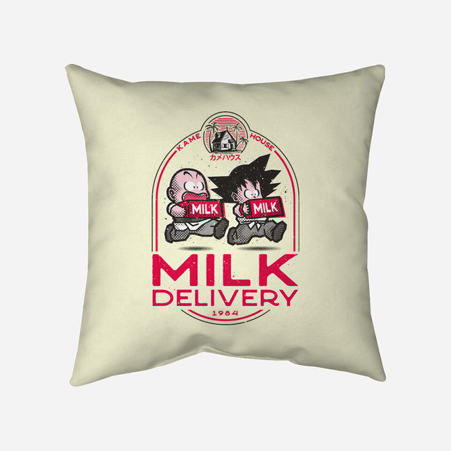 Milk Delivery-none removable cover throw pillow-se7te