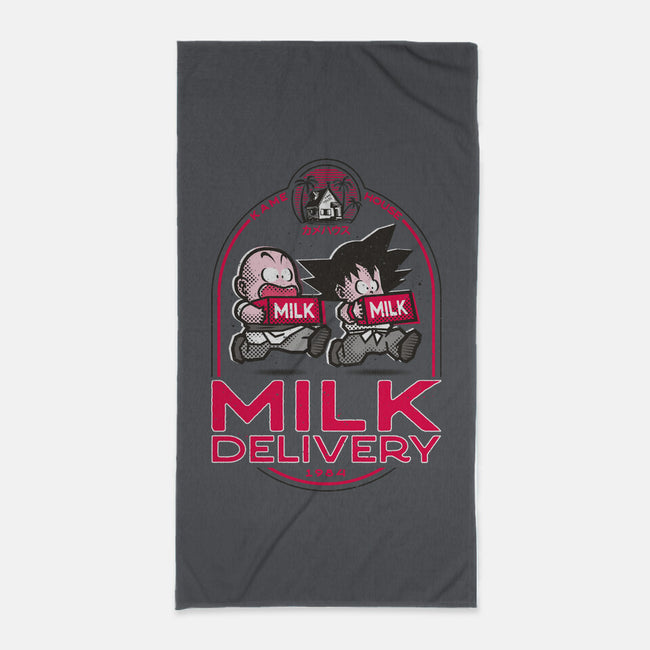 Milk Delivery-none beach towel-se7te