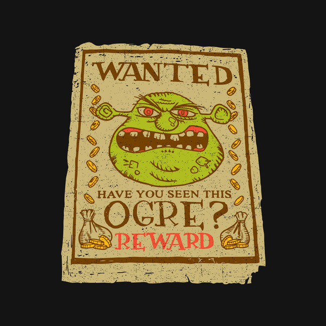 Wanted Ogre-none drawstring bag-dalethesk8er