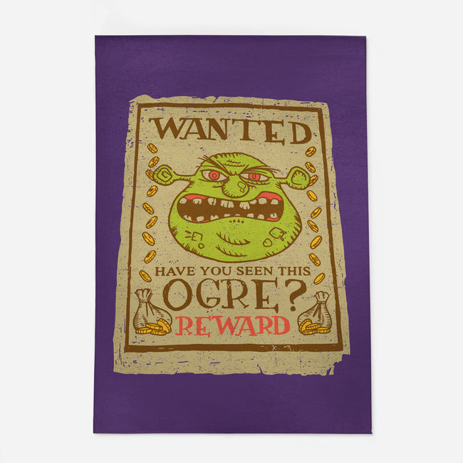 Wanted Ogre-none indoor rug-dalethesk8er