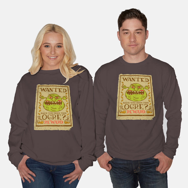 Wanted Ogre-unisex crew neck sweatshirt-dalethesk8er