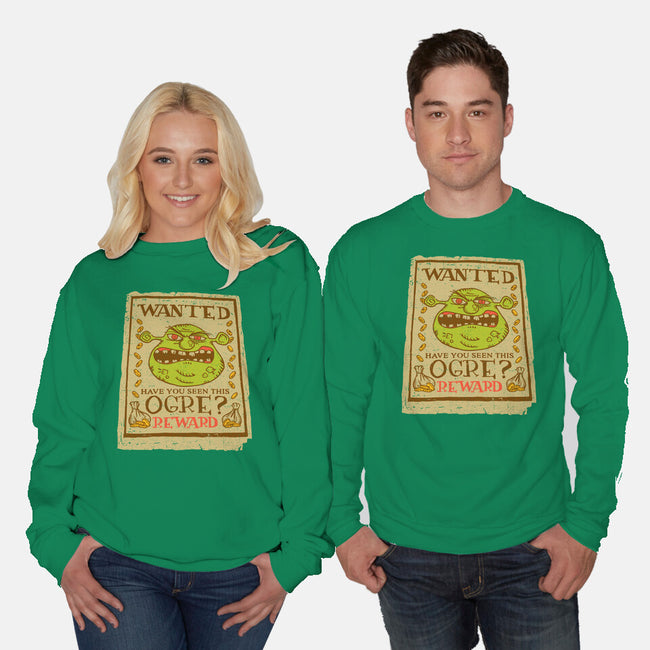Wanted Ogre-unisex crew neck sweatshirt-dalethesk8er