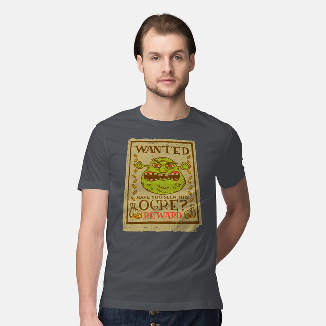 Wanted Ogre-mens premium tee-dalethesk8er