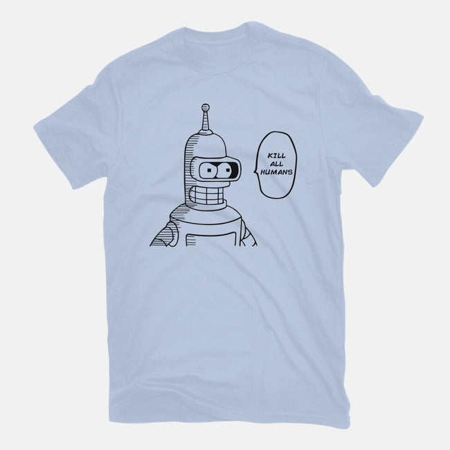 One Beer Bot-unisex basic tee-Melonseta