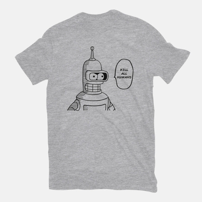 One Beer Bot-womens fitted tee-Melonseta