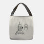 One Beer Bot-none adjustable tote bag-Melonseta