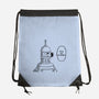 One Beer Bot-none drawstring bag-Melonseta