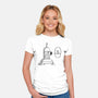One Beer Bot-womens fitted tee-Melonseta