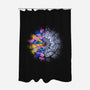 Different Personalities-none polyester shower curtain-IKILO