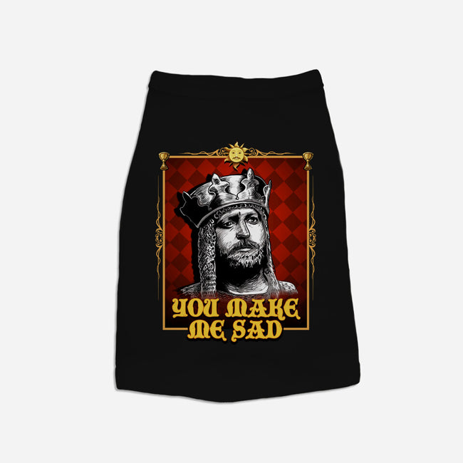 You Make Me Sad-dog basic pet tank-daobiwan