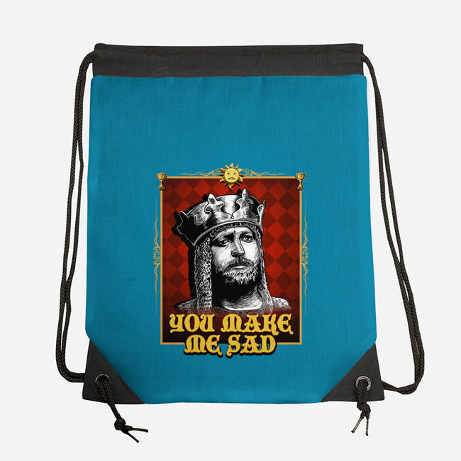 You Make Me Sad-none drawstring bag-daobiwan