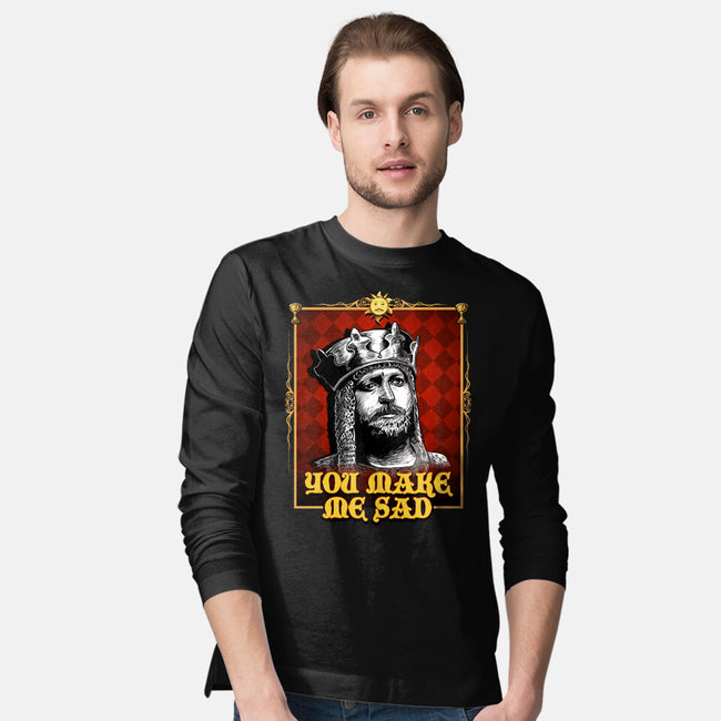 You Make Me Sad-mens long sleeved tee-daobiwan