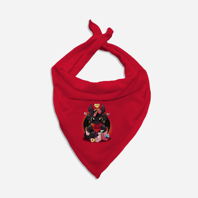 Be My Dragon-cat bandana pet collar-Vallina84