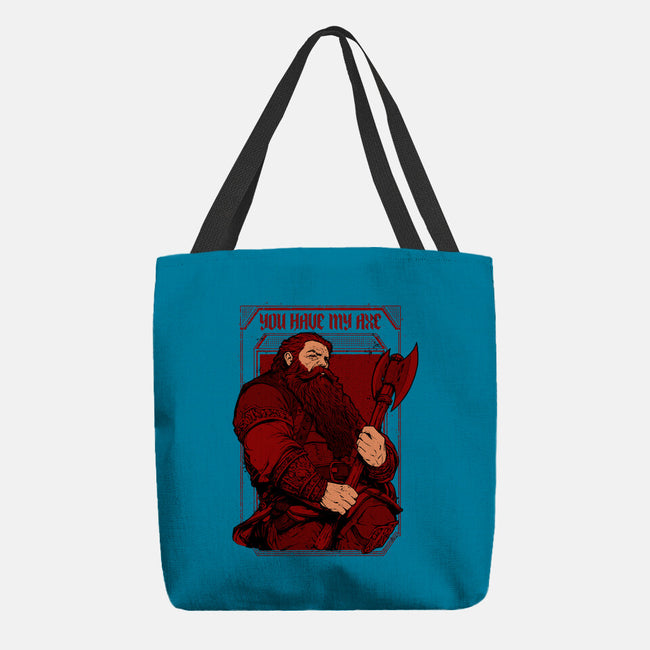 You Have My Axe-none basic tote bag-Hafaell