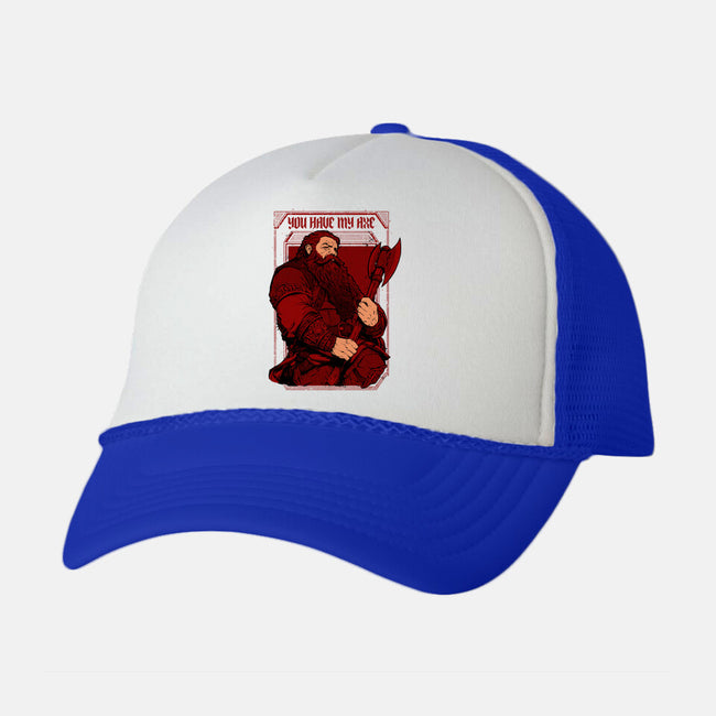 You Have My Axe-unisex trucker hat-Hafaell