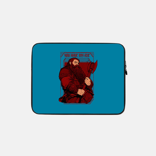 You Have My Axe-none zippered laptop sleeve-Hafaell