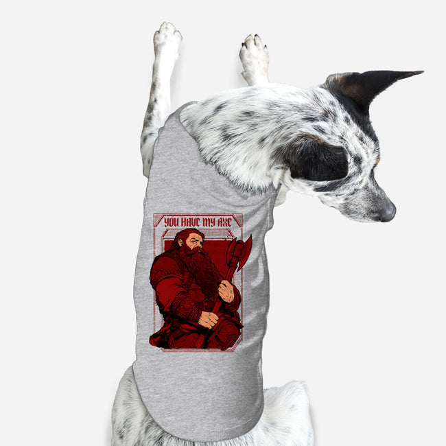 You Have My Axe-dog basic pet tank-Hafaell