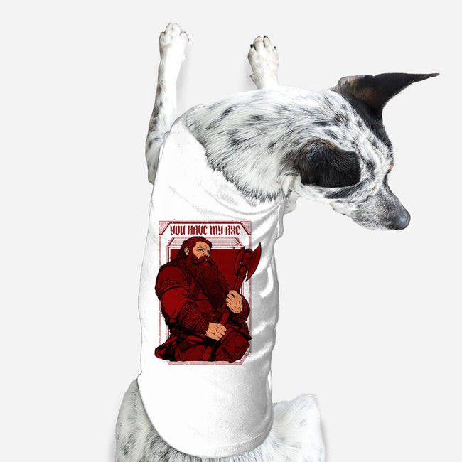 You Have My Axe-dog basic pet tank-Hafaell