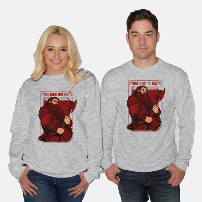 You Have My Axe-unisex crew neck sweatshirt-Hafaell
