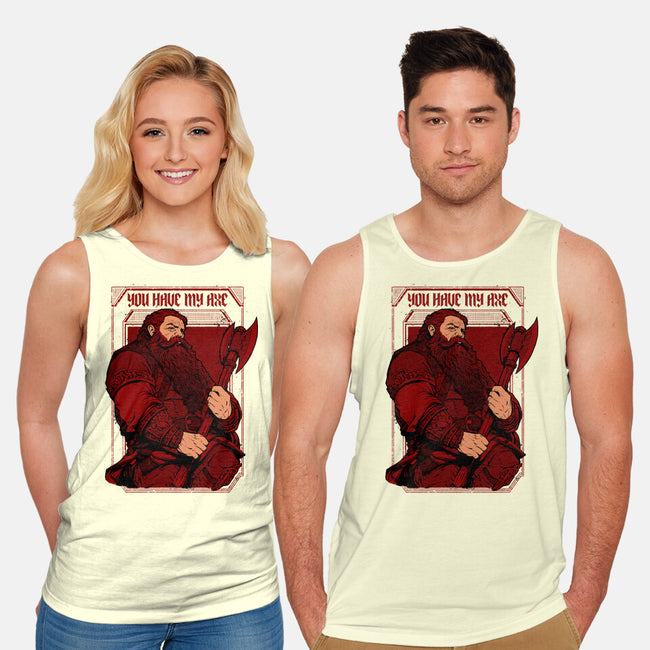 You Have My Axe-unisex basic tank-Hafaell