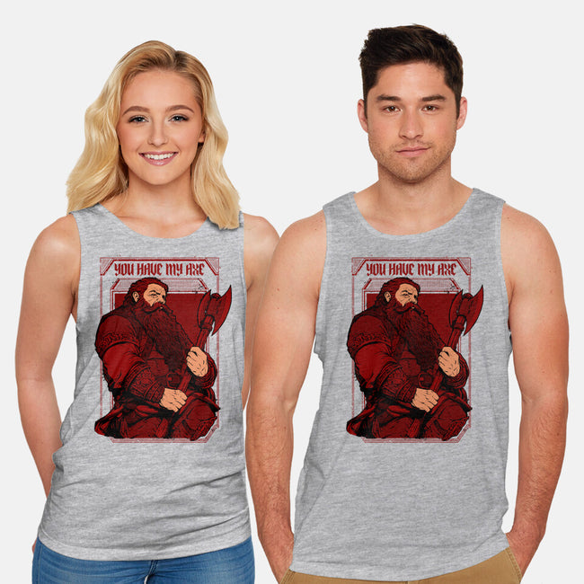 You Have My Axe-unisex basic tank-Hafaell
