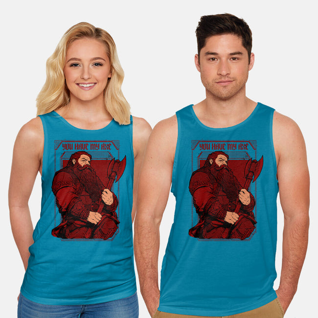 You Have My Axe-unisex basic tank-Hafaell