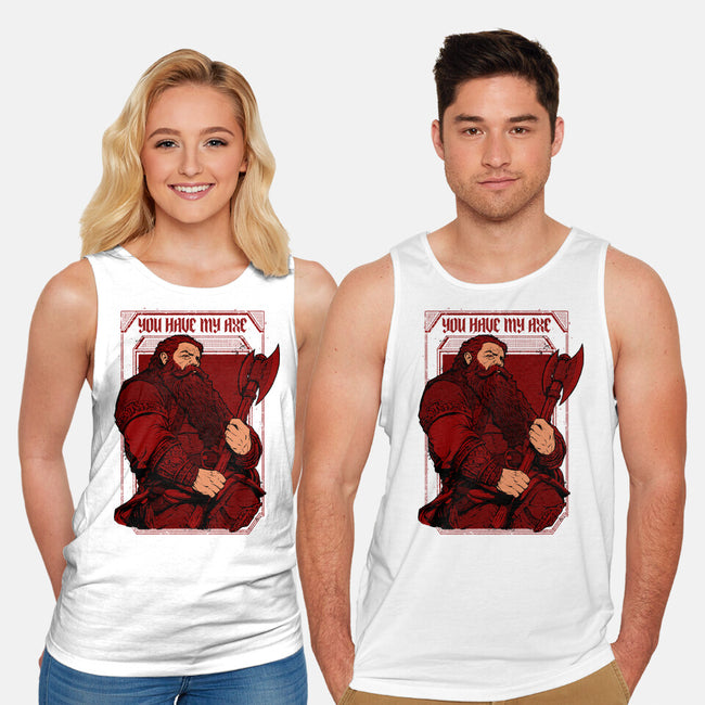 You Have My Axe-unisex basic tank-Hafaell